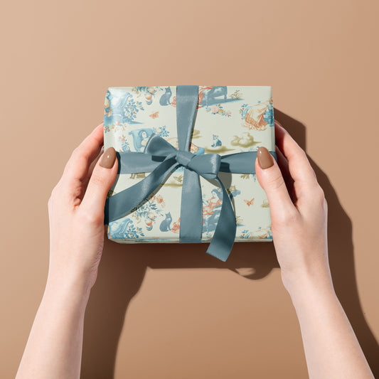 Gift Wrap Paper - Cat Nap Design for Cat Lovers