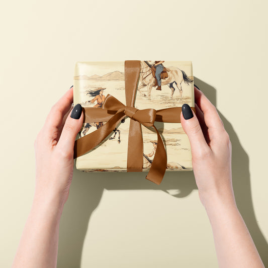 Gift Wrap Papers - Cowgirl Gift Wrap