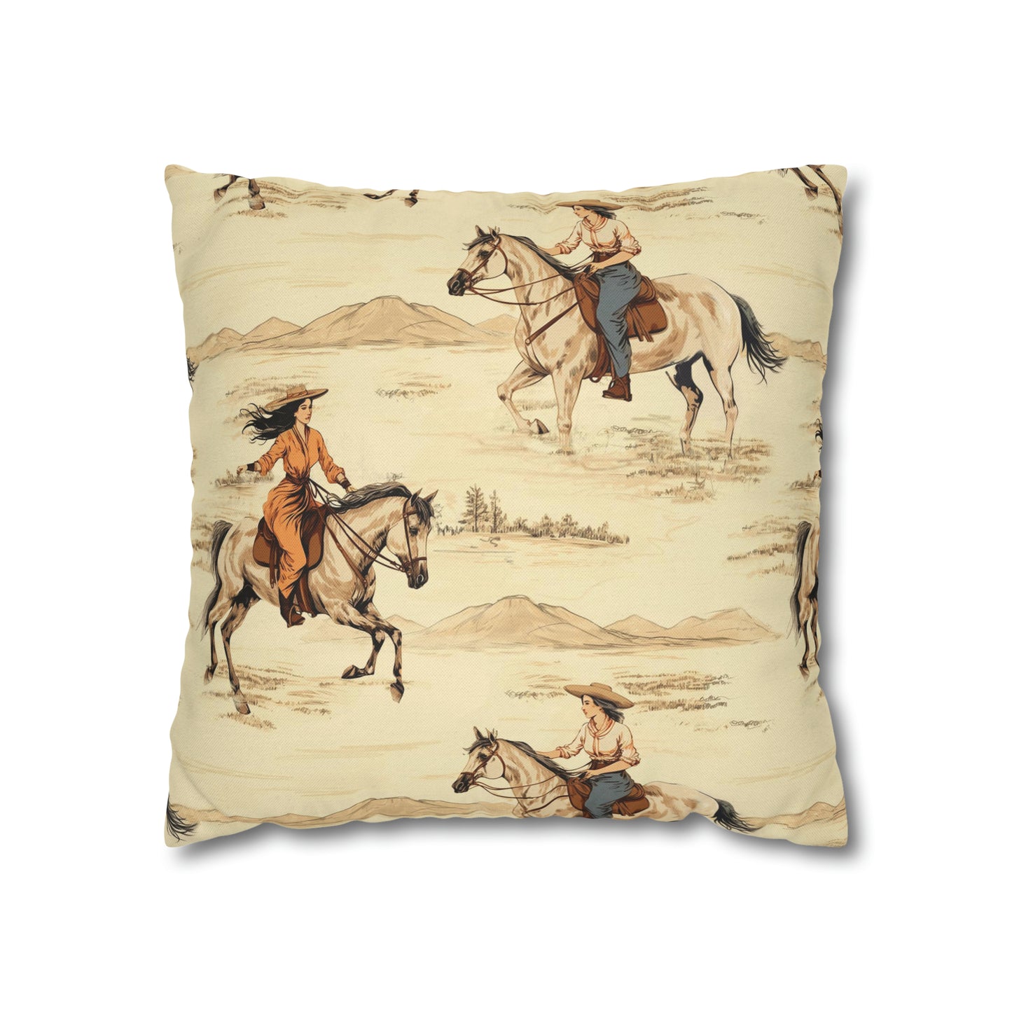 Cowgirl Pillow, in Vintage (Case Only)