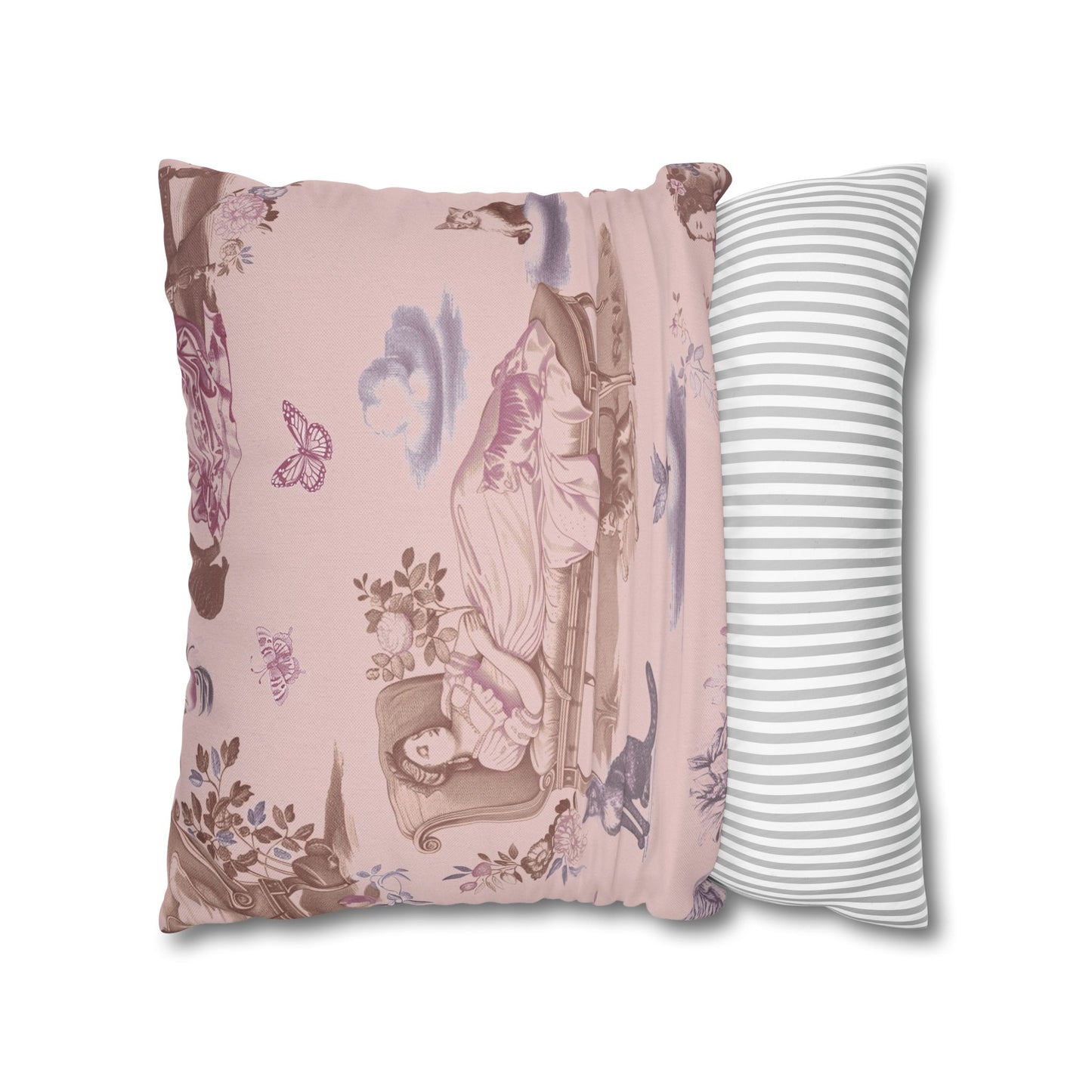 Cat Nap Pillow, in Peony (Case Only)