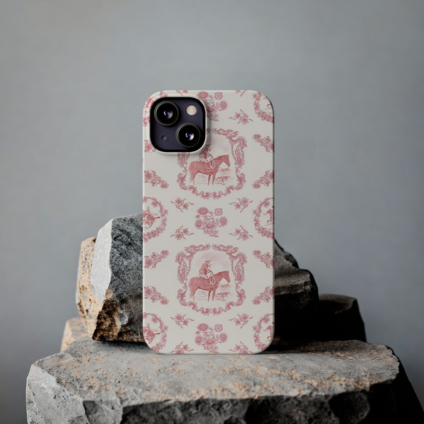 Cowboy Phone Case, in Rose