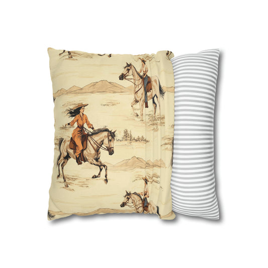 Cowgirl Pillow, in Vintage (Case Only)