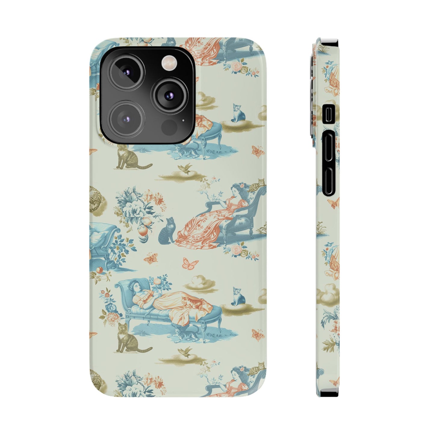 Cat Nap Phone Case, in Meadow