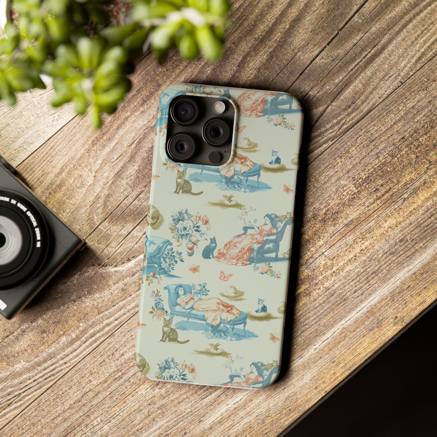 Cat Nap Phone Case, in Meadow