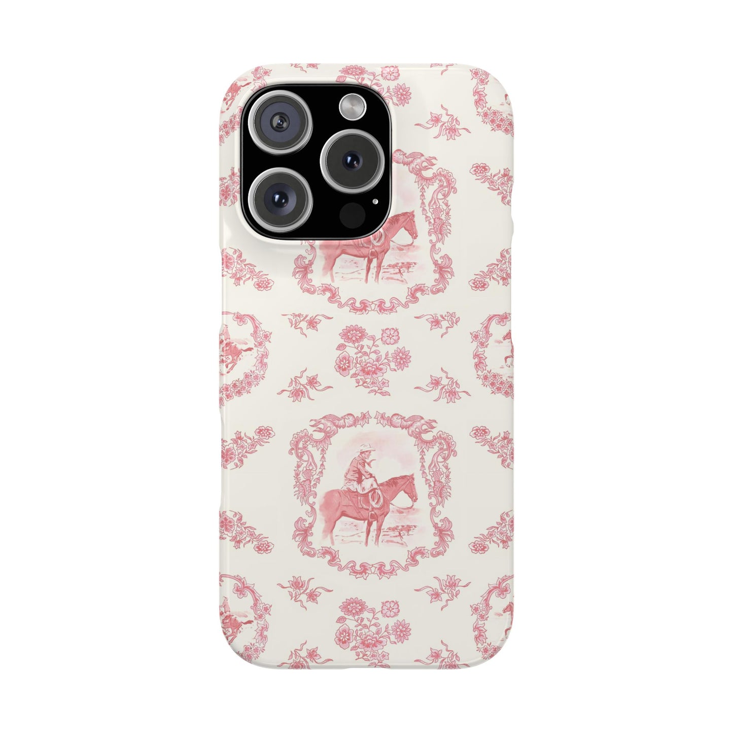 Cowboy Phone Case, in Rose