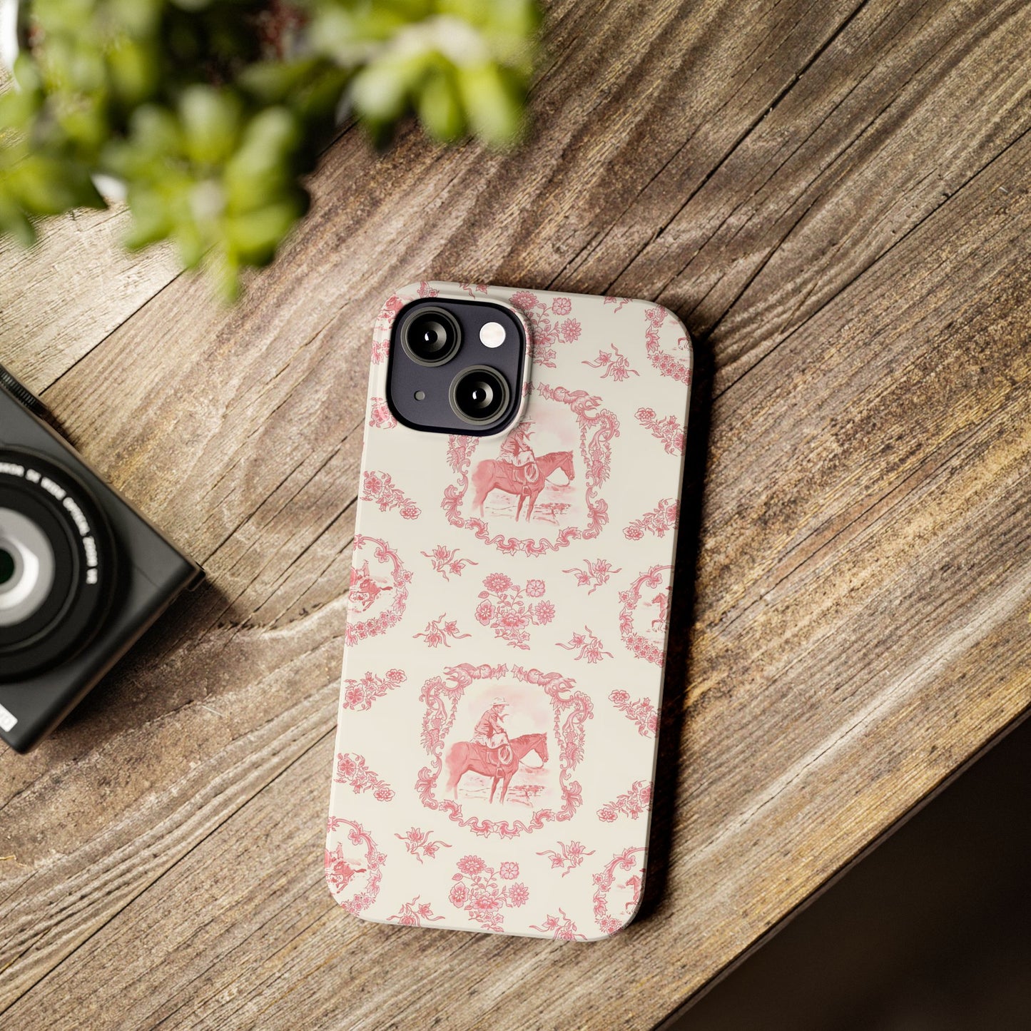 Cowboy Phone Case, in Rose