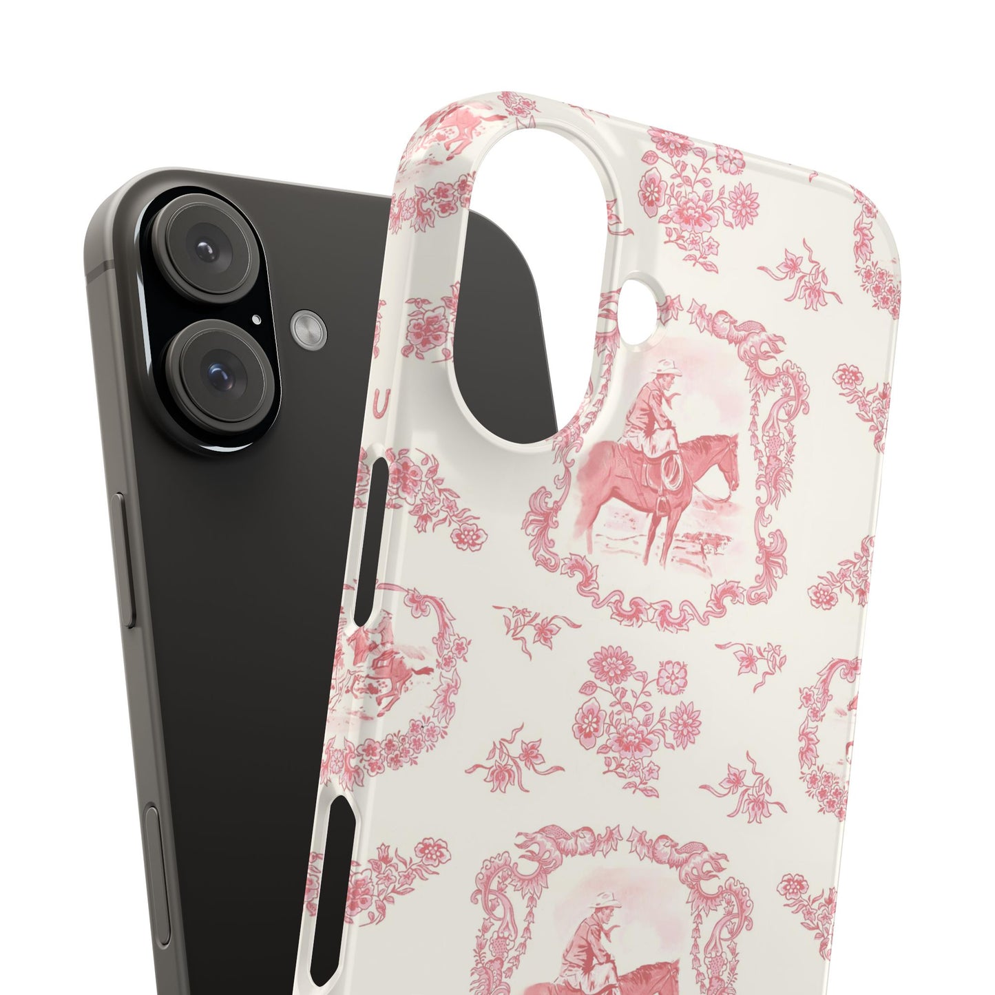 Cowboy Phone Case, in Rose