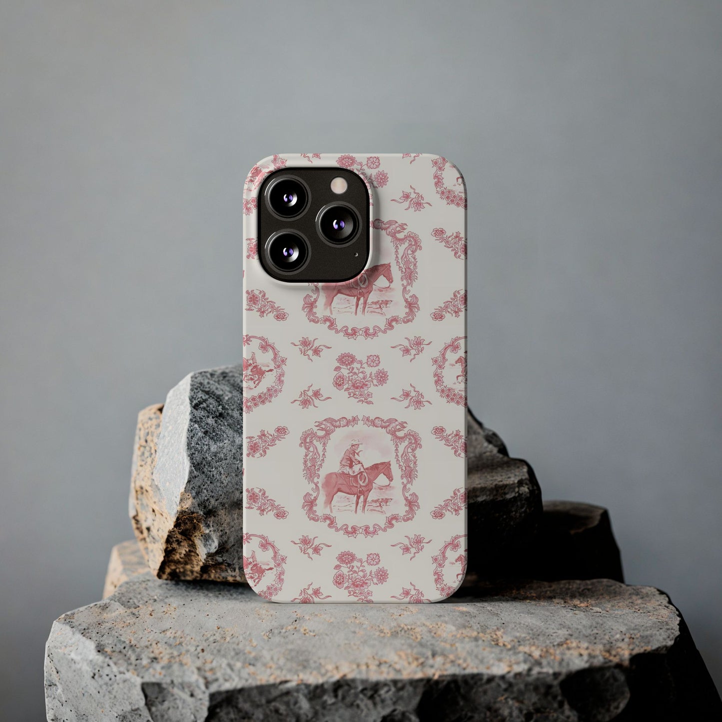 Cowboy Phone Case, in Rose