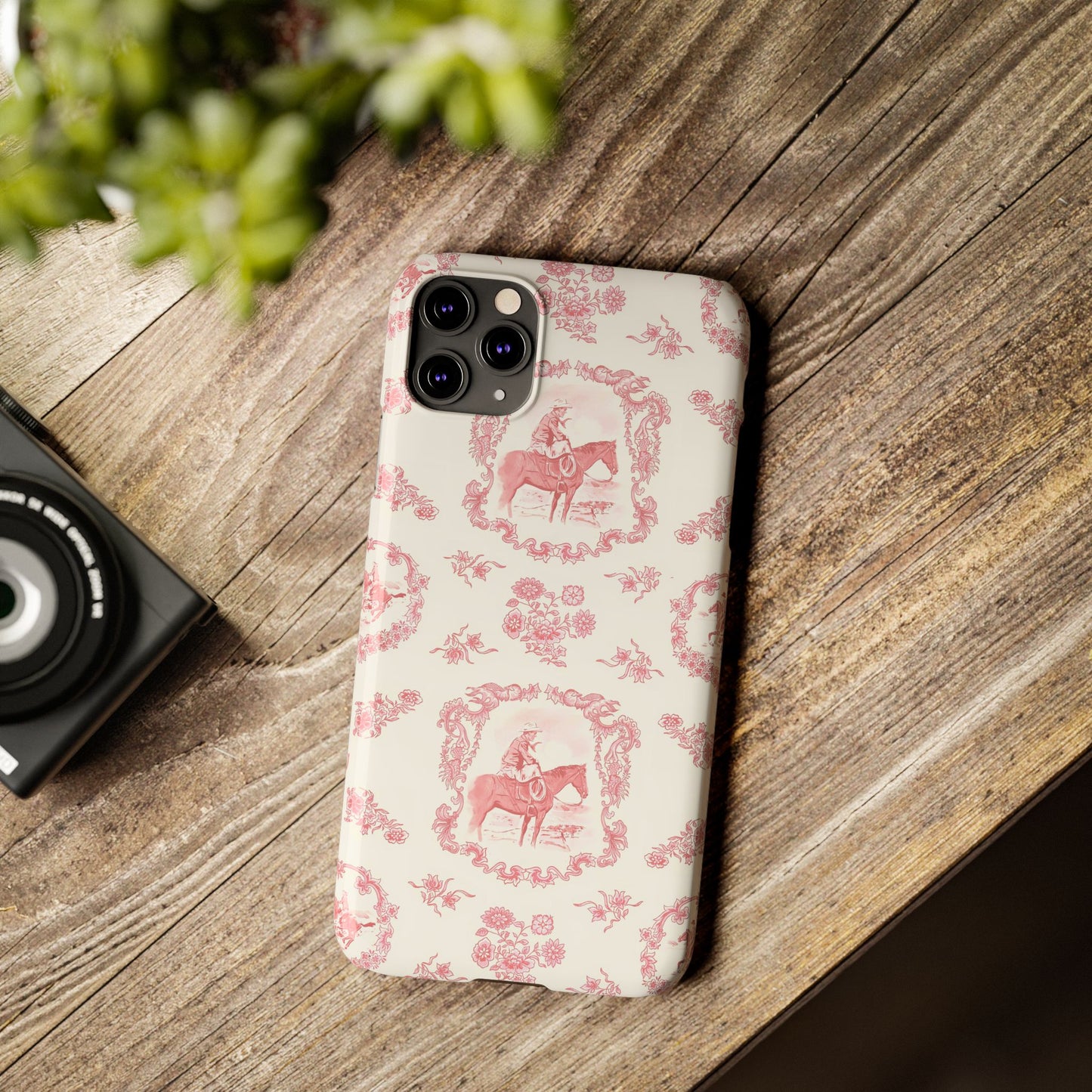 Cowboy Phone Case, in Rose