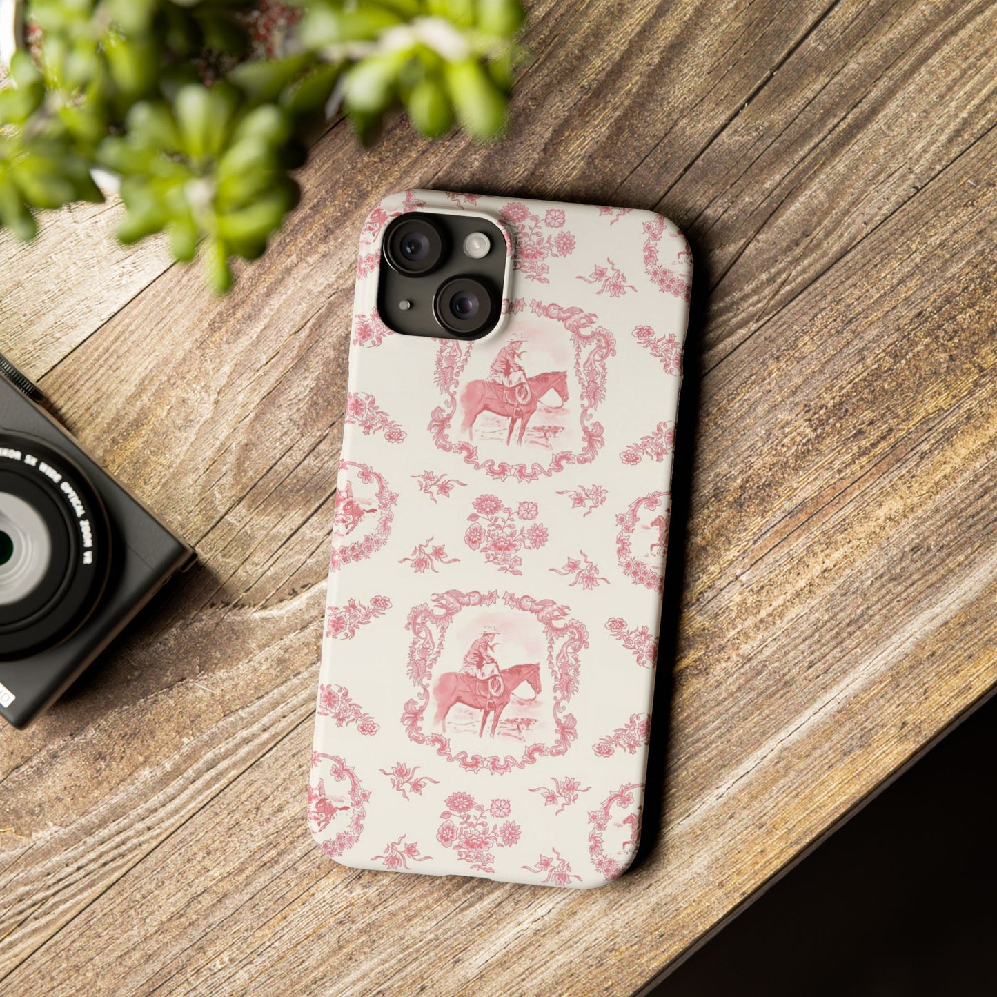 Cowboy Phone Case, in Rose