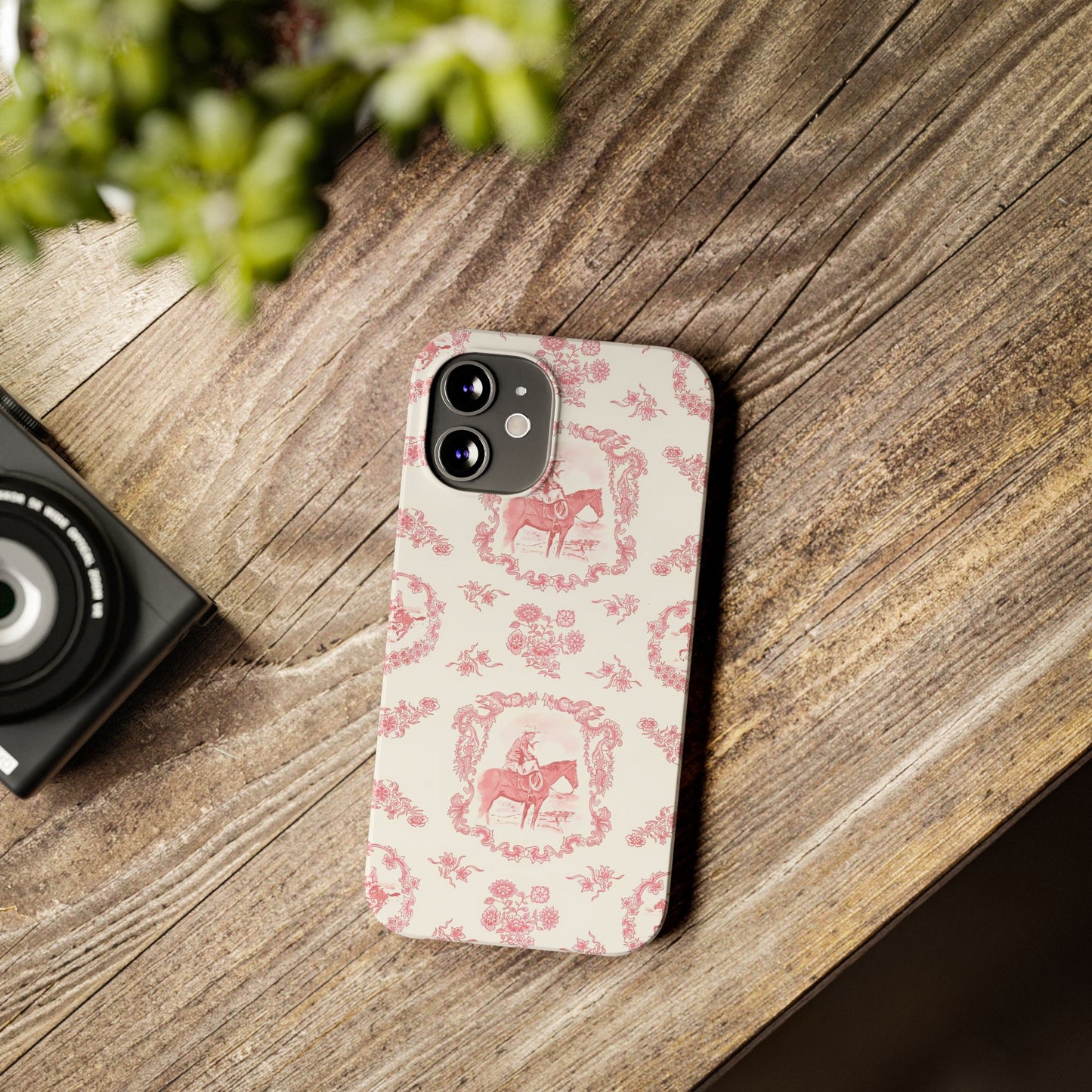 Cowboy Phone Case, in Rose