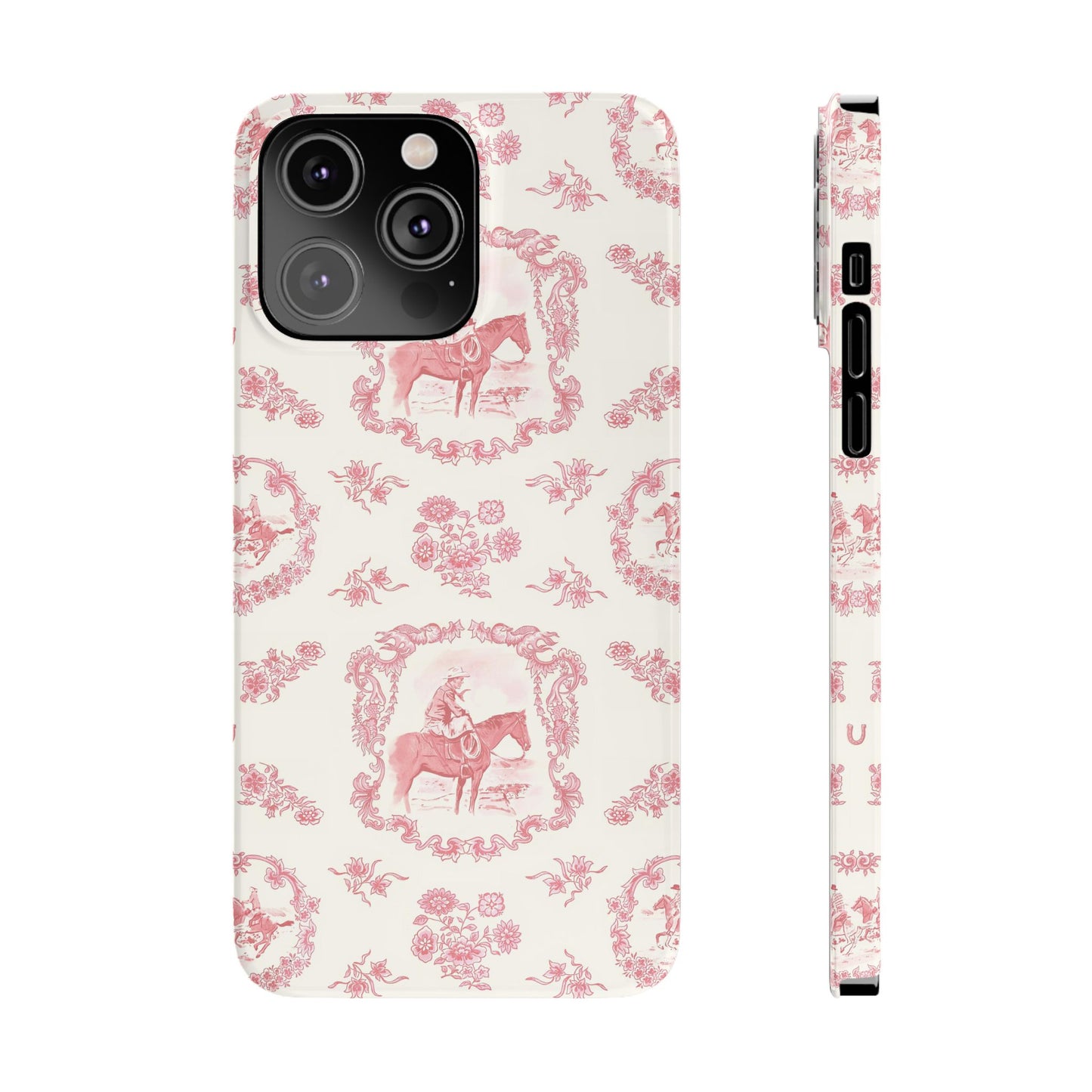 Cowboy Phone Case, in Rose