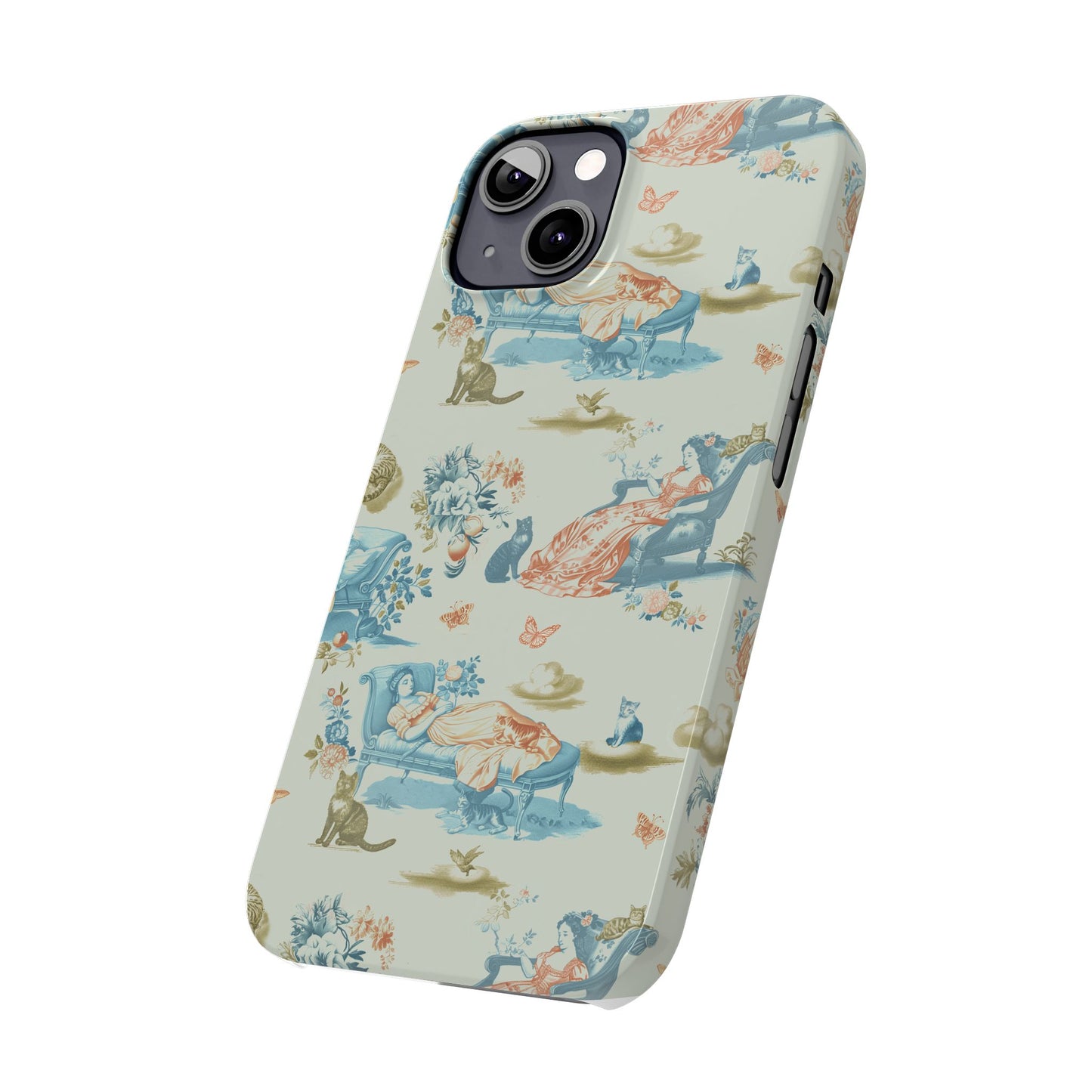 Cat Nap Phone Case, in Meadow