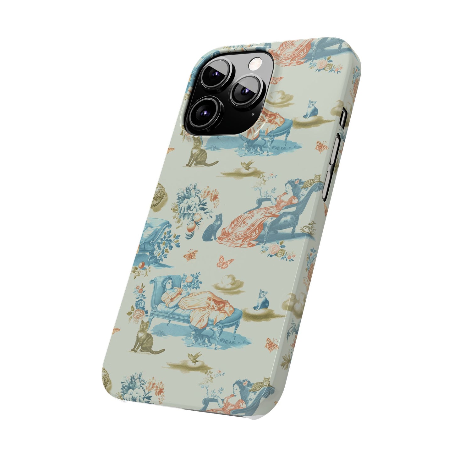 Cat Nap Phone Case, in Meadow