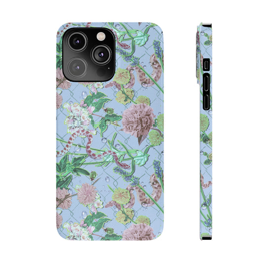 Chainlink Garden Phone Case, in Storm