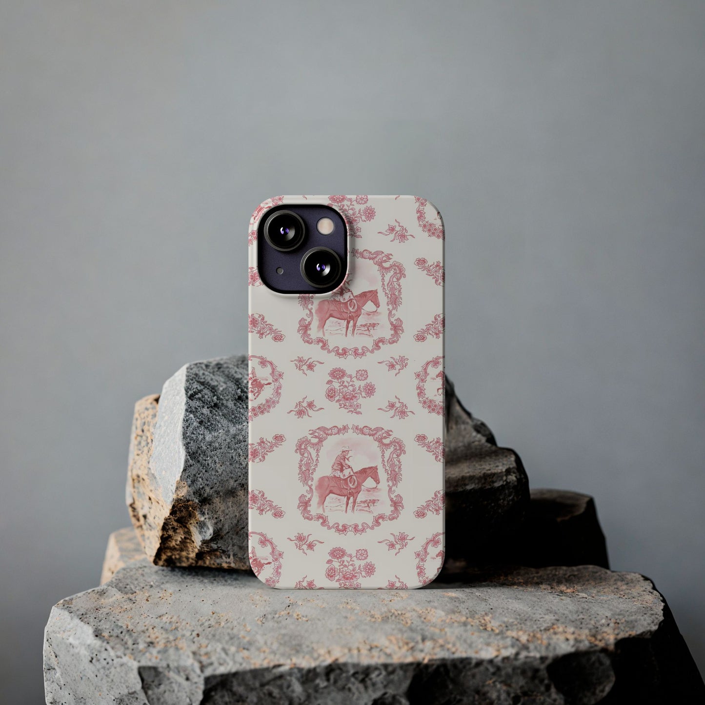 Cowboy Phone Case, in Rose