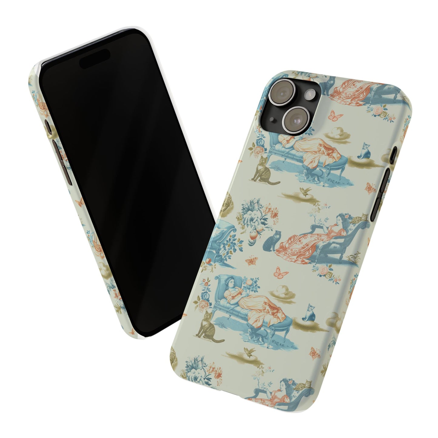 Cat Nap Phone Case, in Meadow