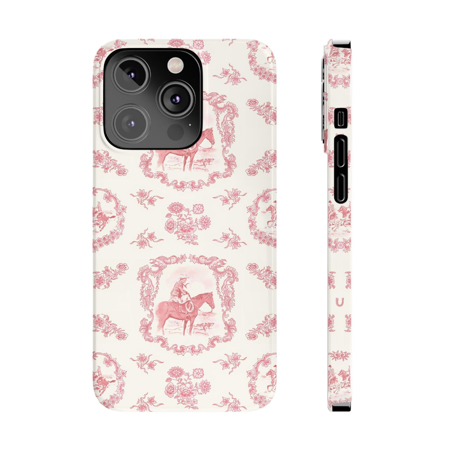 Cowboy Phone Case, in Rose