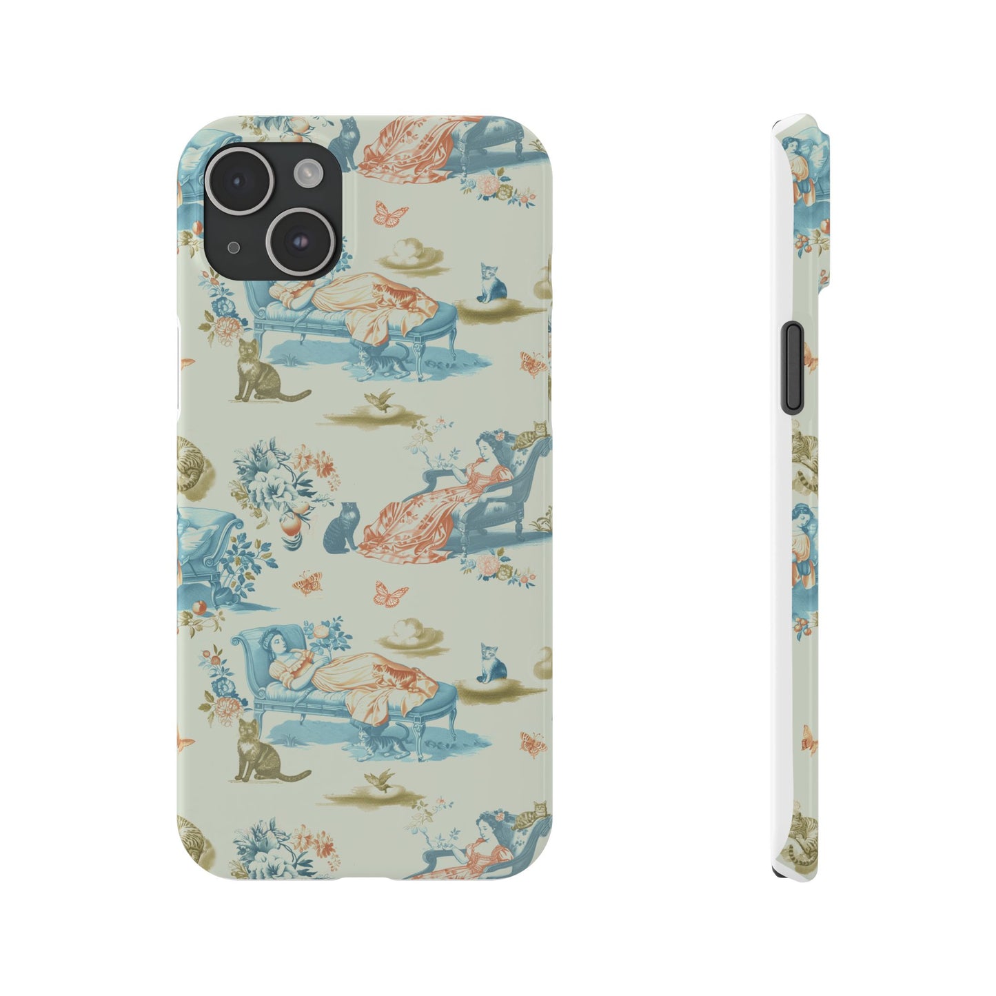 Cat Nap Phone Case, in Meadow