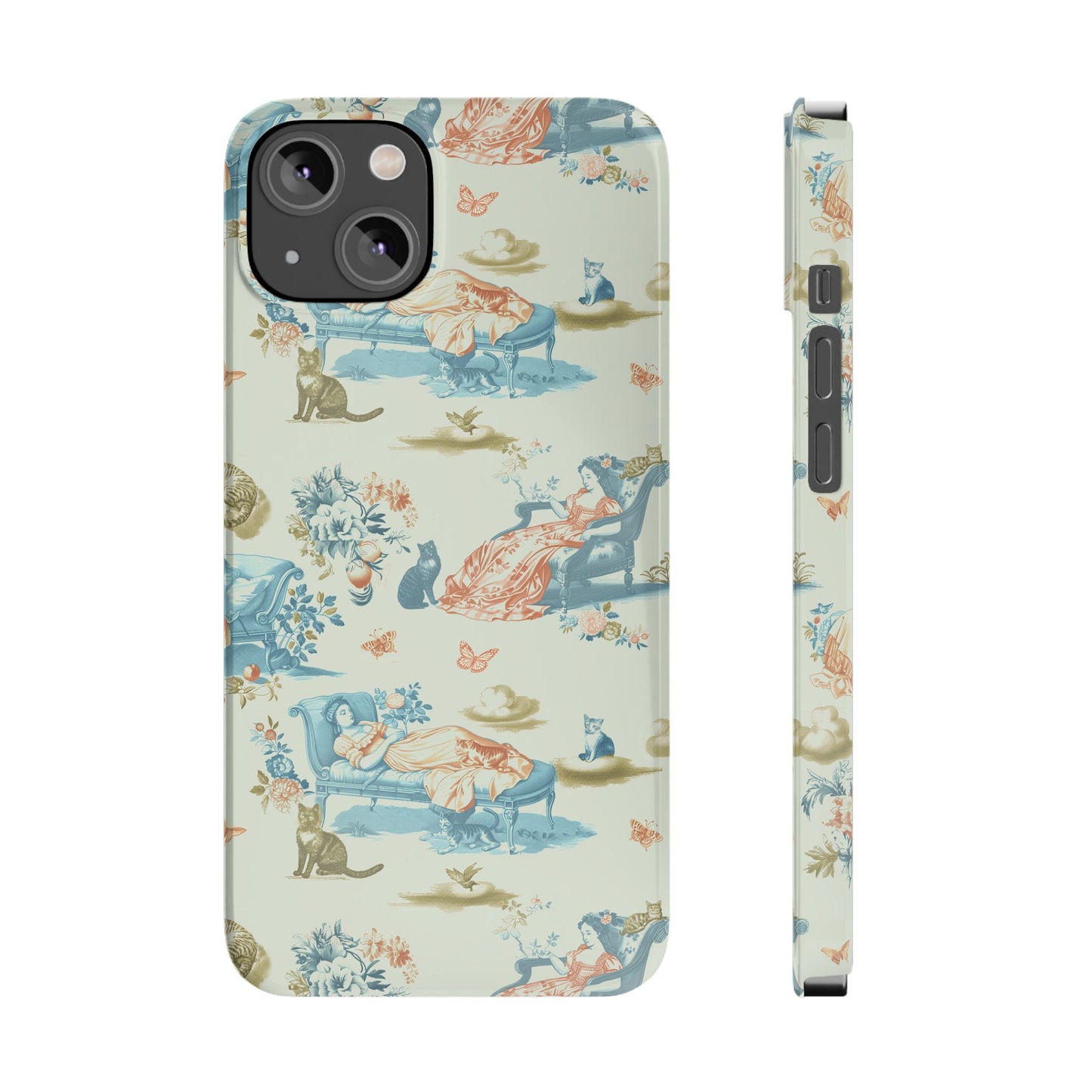 Cat Nap Phone Case, in Meadow