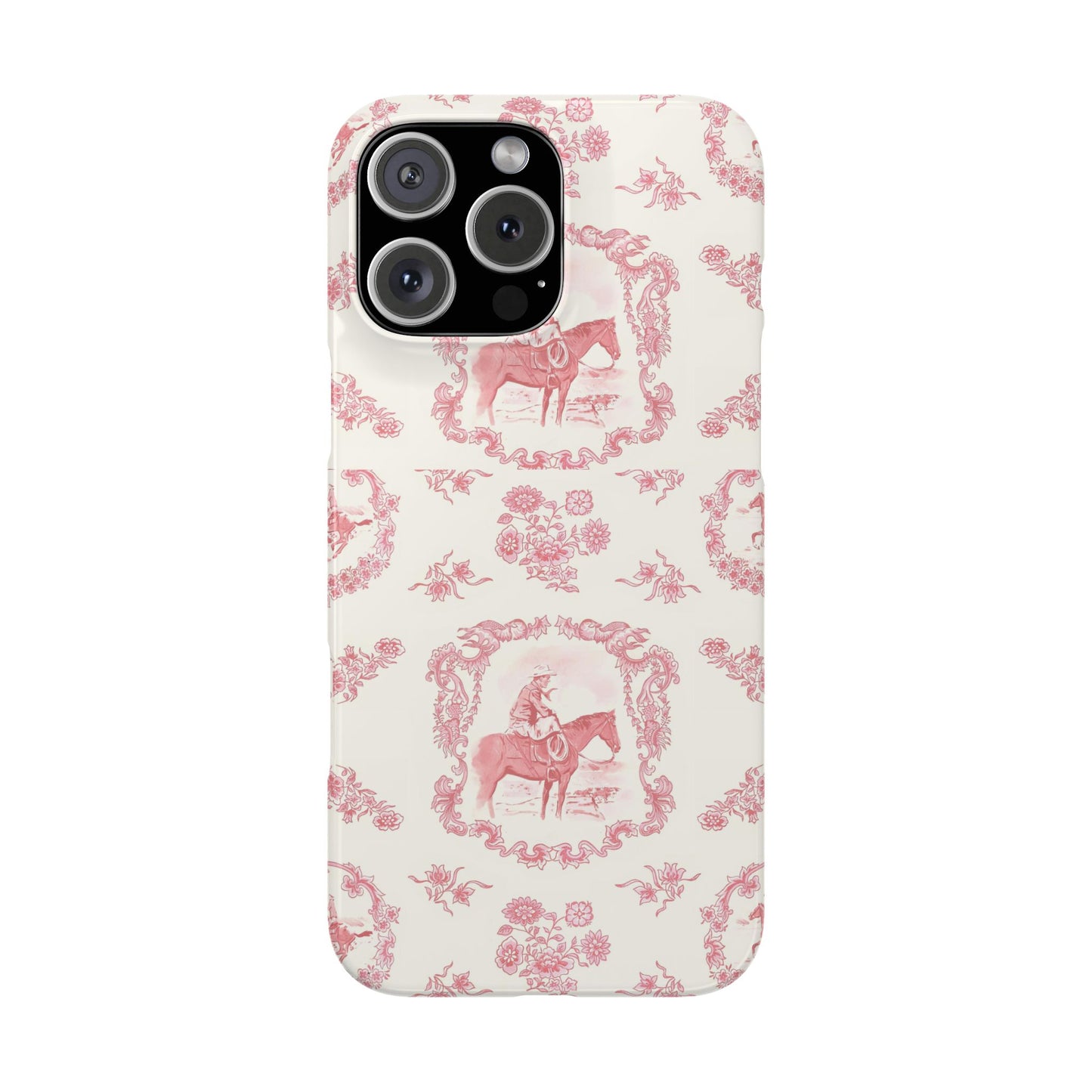 Cowboy Phone Case, in Rose