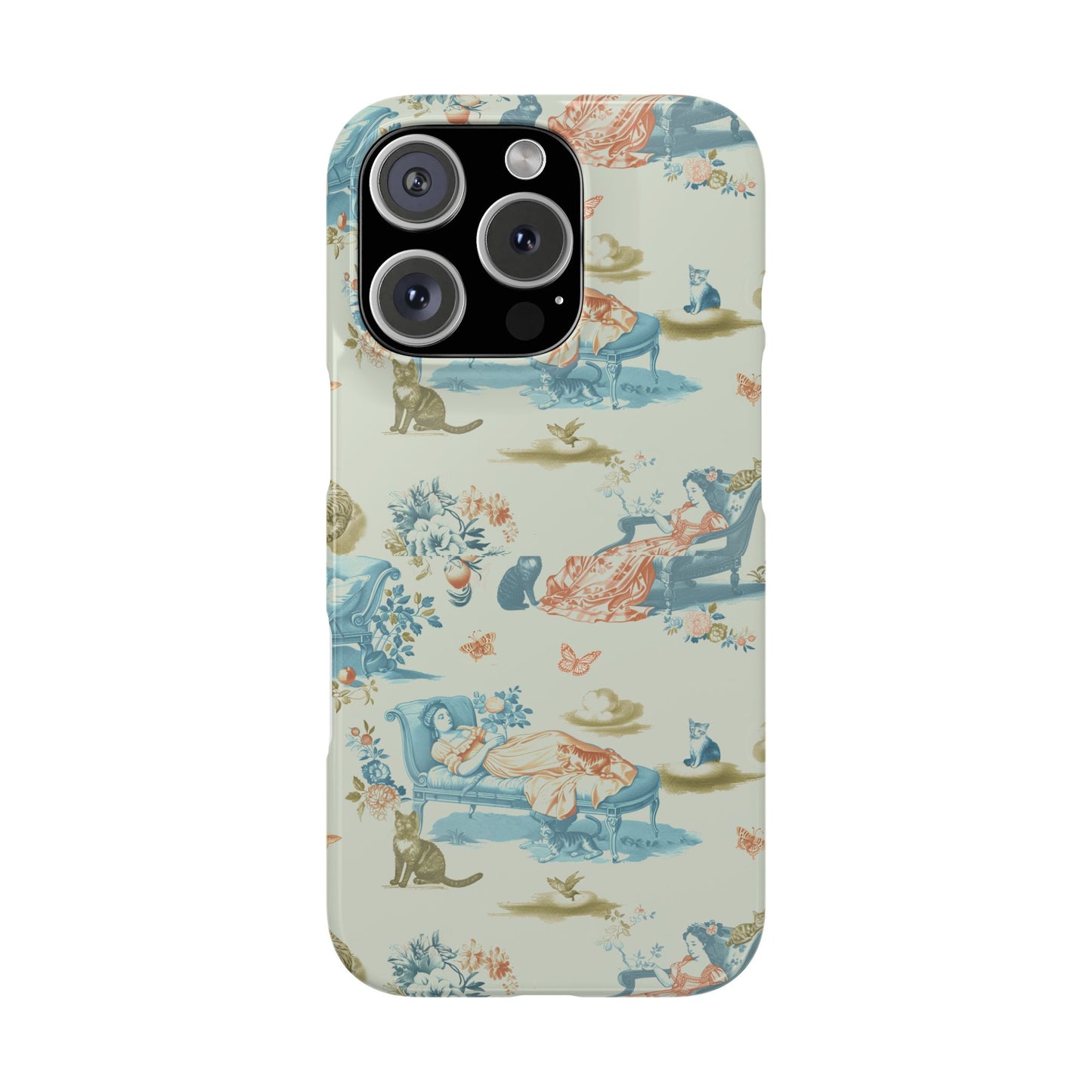 Cat Nap Phone Case, in Meadow