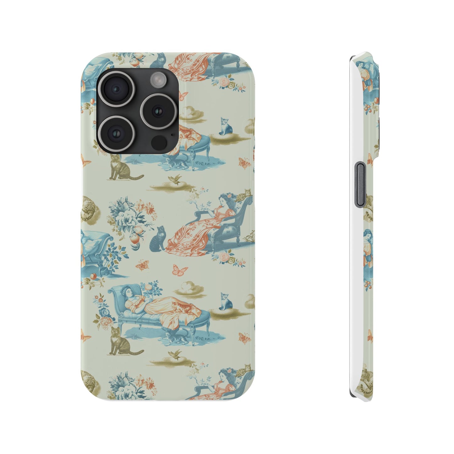 Cat Nap Phone Case, in Meadow