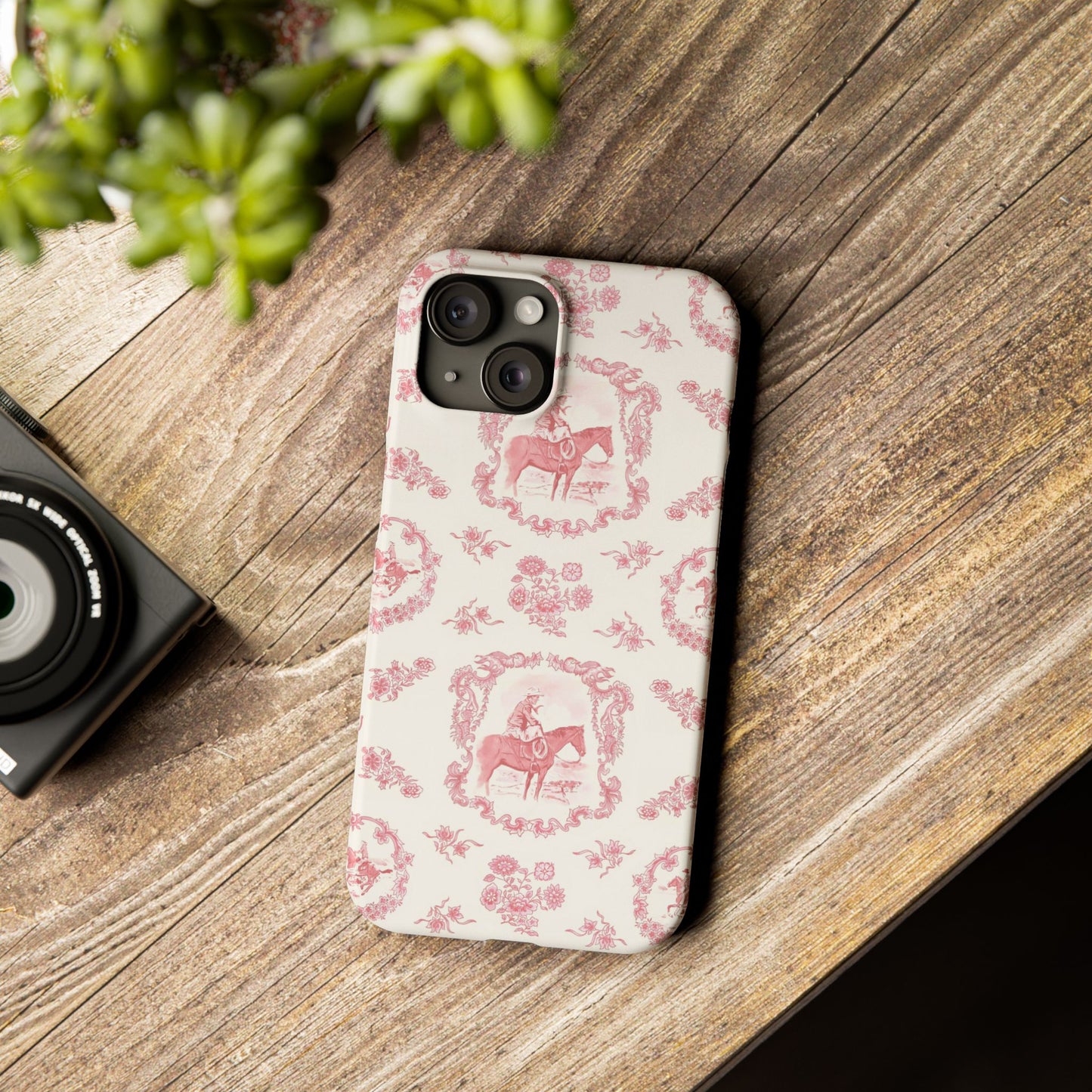 Cowboy Phone Case, in Rose