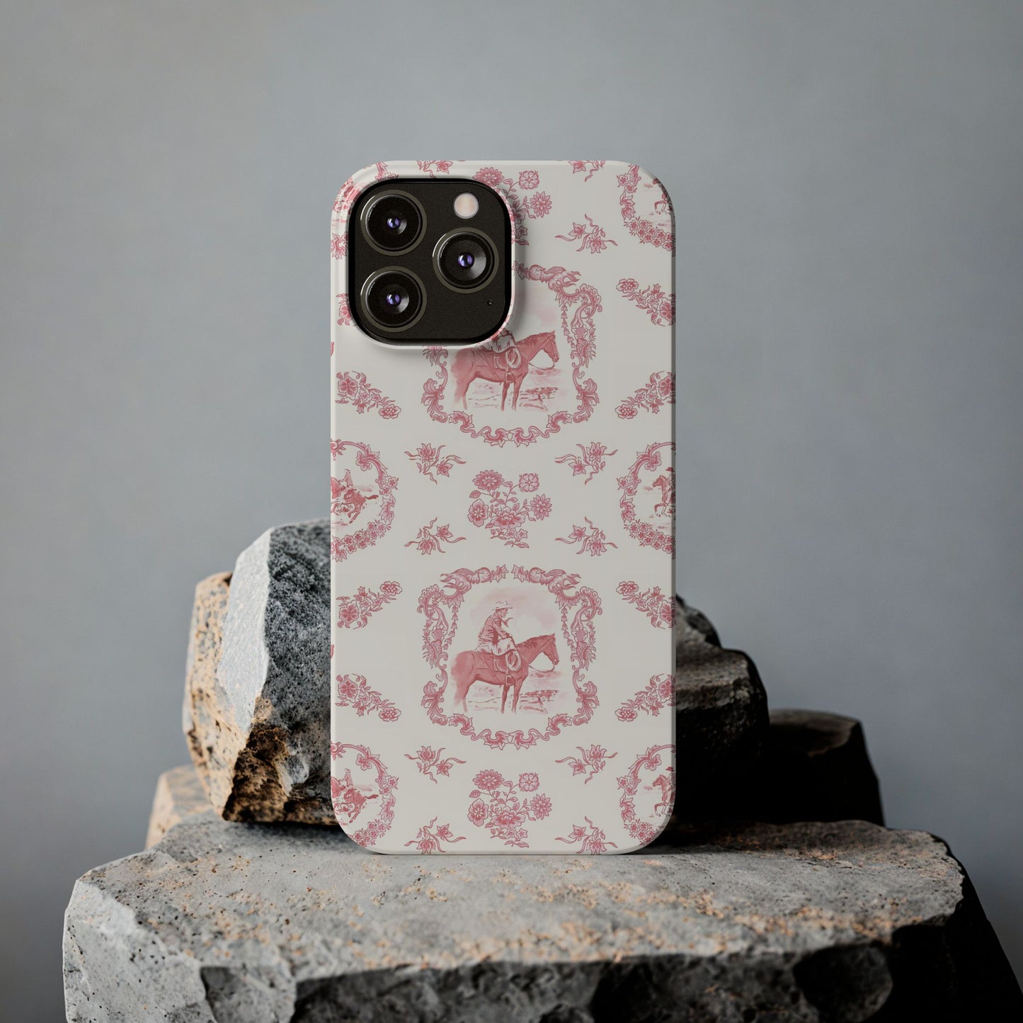 Cowboy Phone Case, in Rose