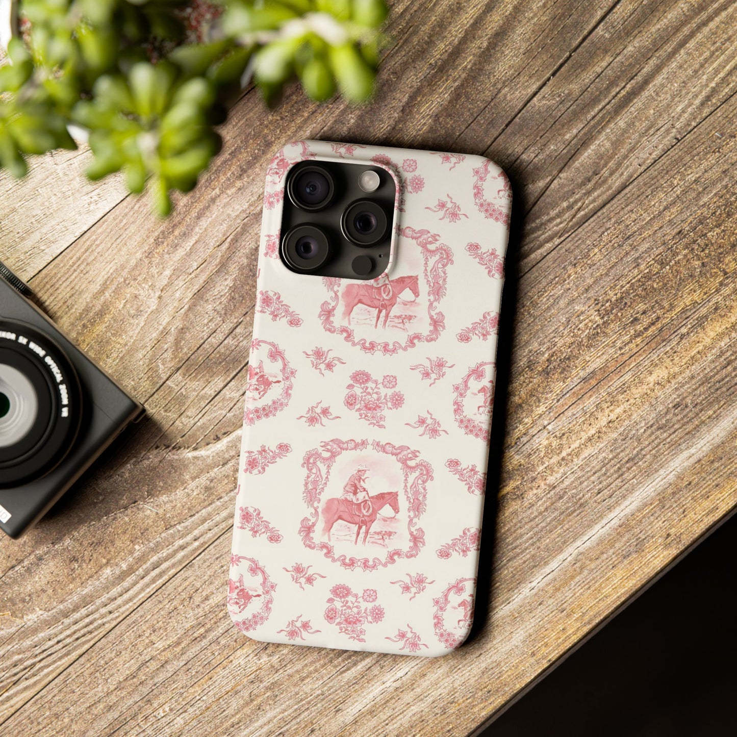 Cowboy Phone Case, in Rose