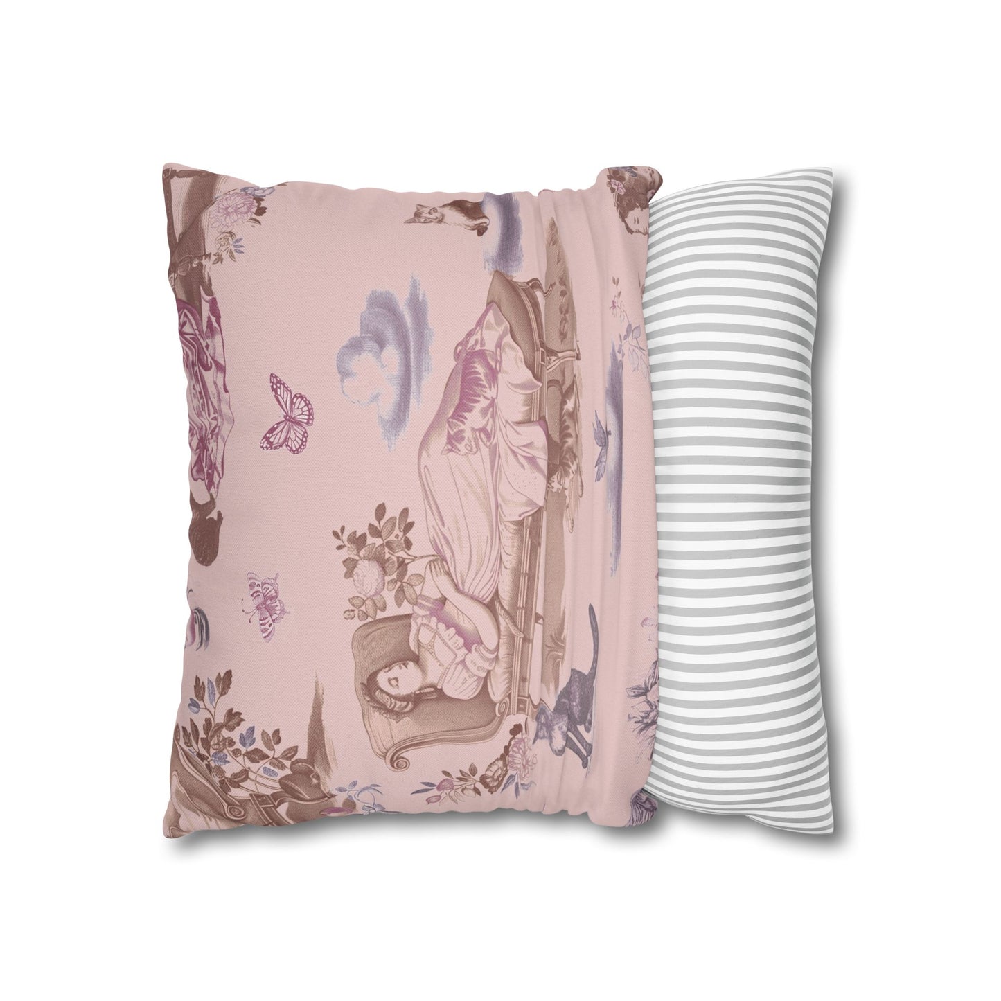 Cat Nap Pillow, in Peony (Case Only)