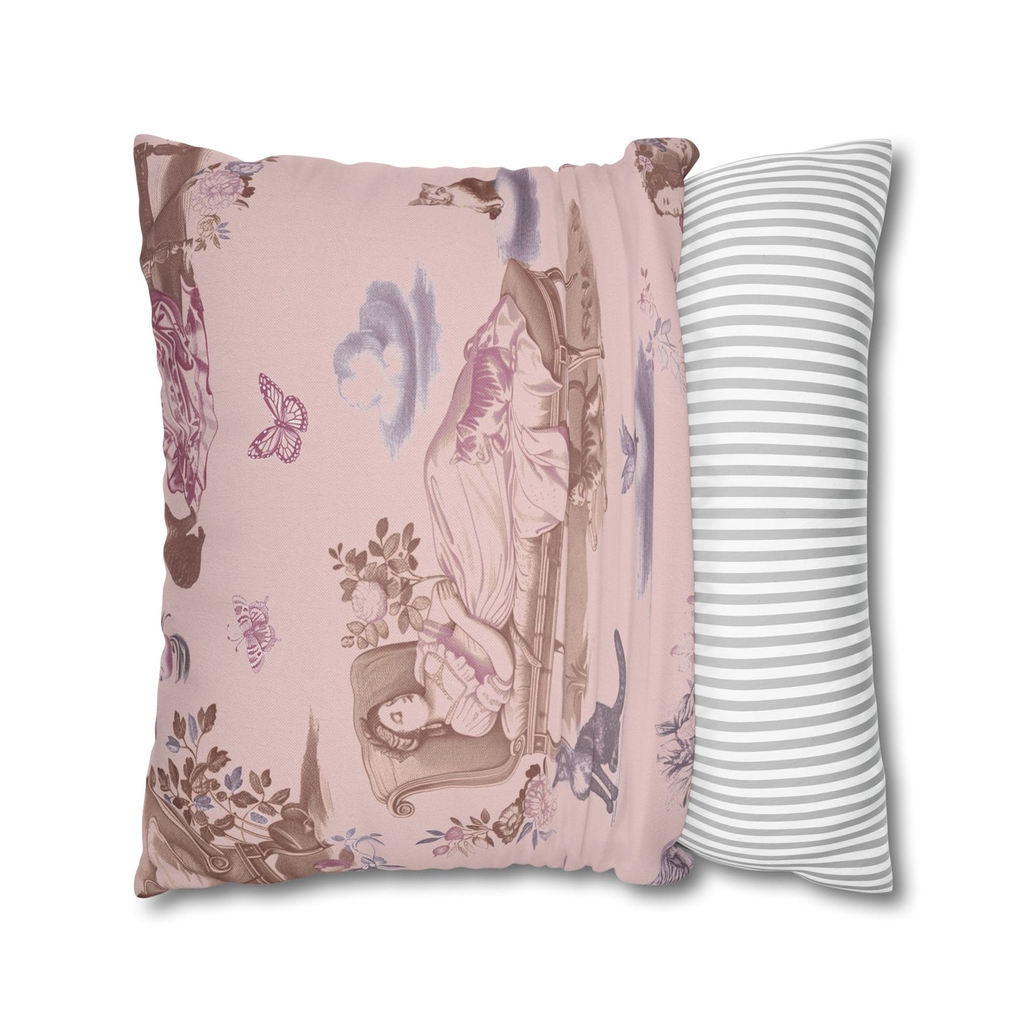 Cat Nap Pillow, in Peony (Case Only)