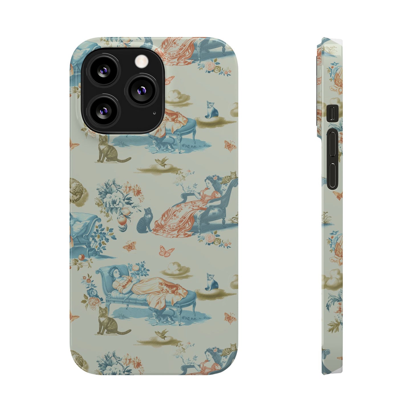 Cat Nap Phone Case, in Meadow