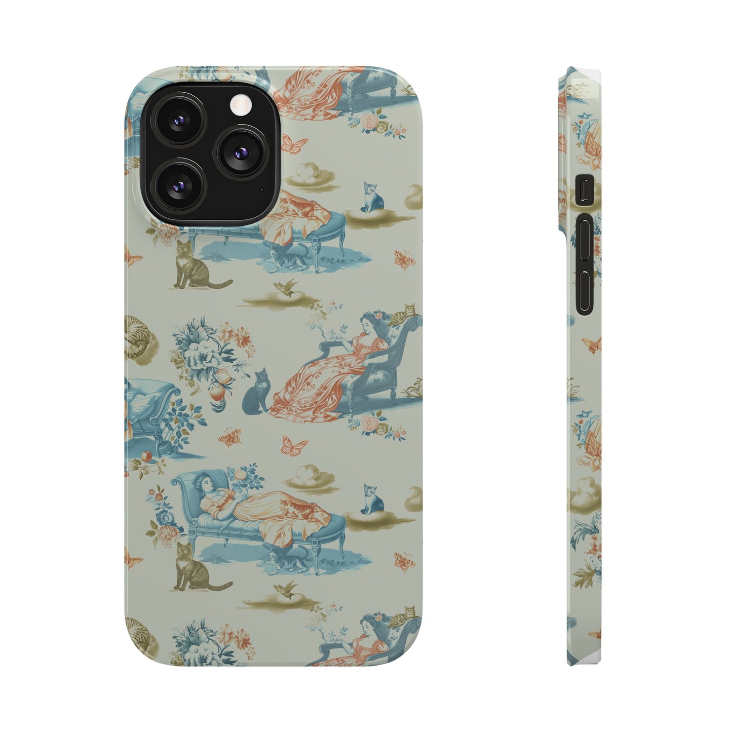 Cat Nap Phone Case, in Meadow