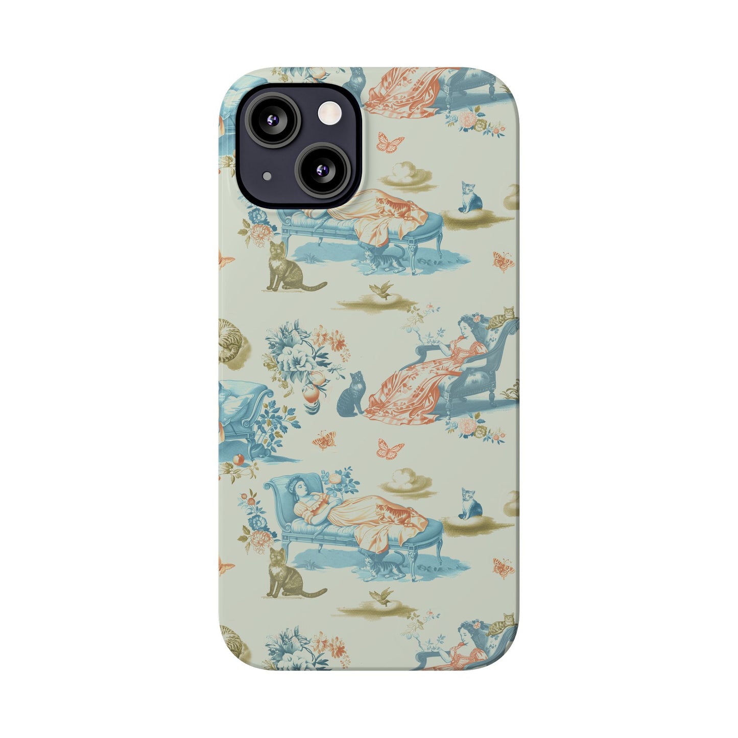 Cat Nap Phone Case, in Meadow