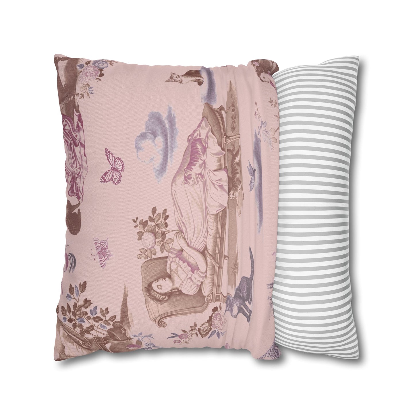 Cat Nap Pillow, in Peony (Case Only)