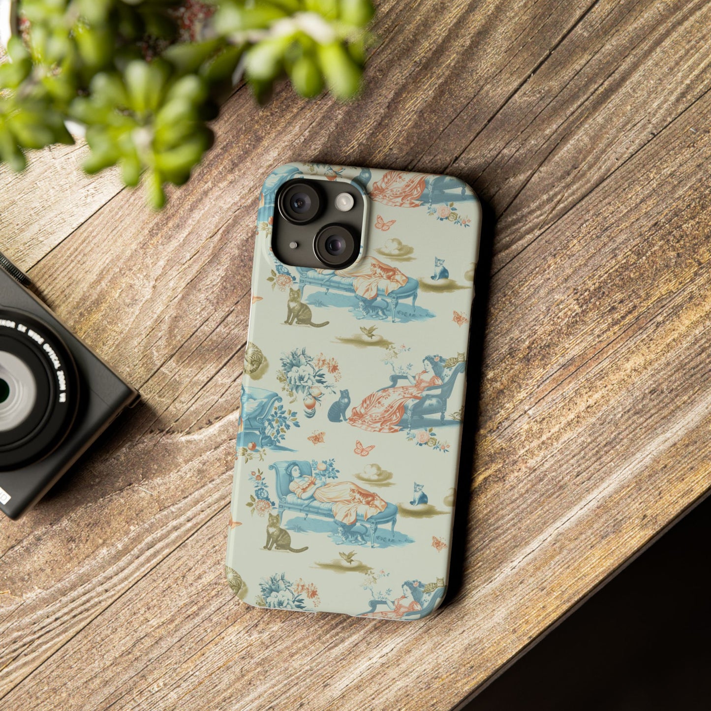 Cat Nap Phone Case, in Meadow