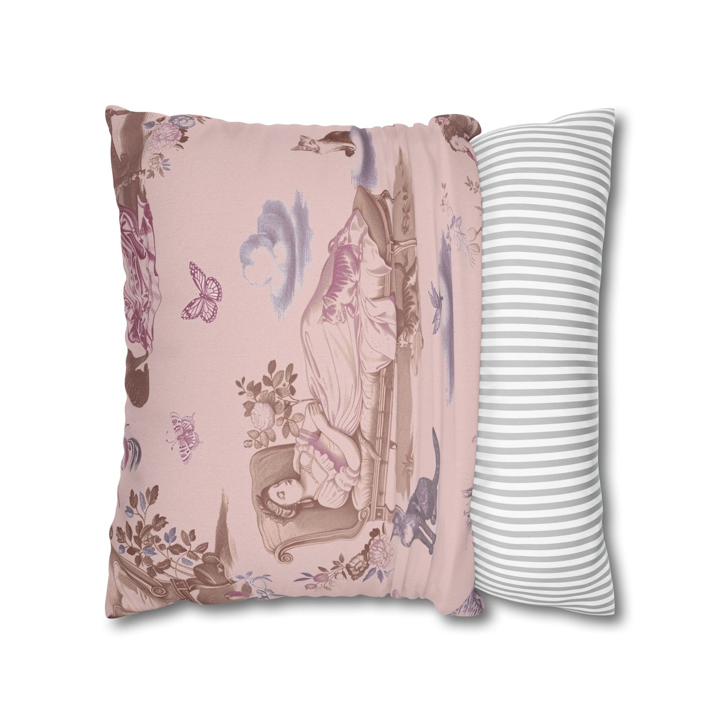 Cat Nap Pillow, in Peony (Case Only)