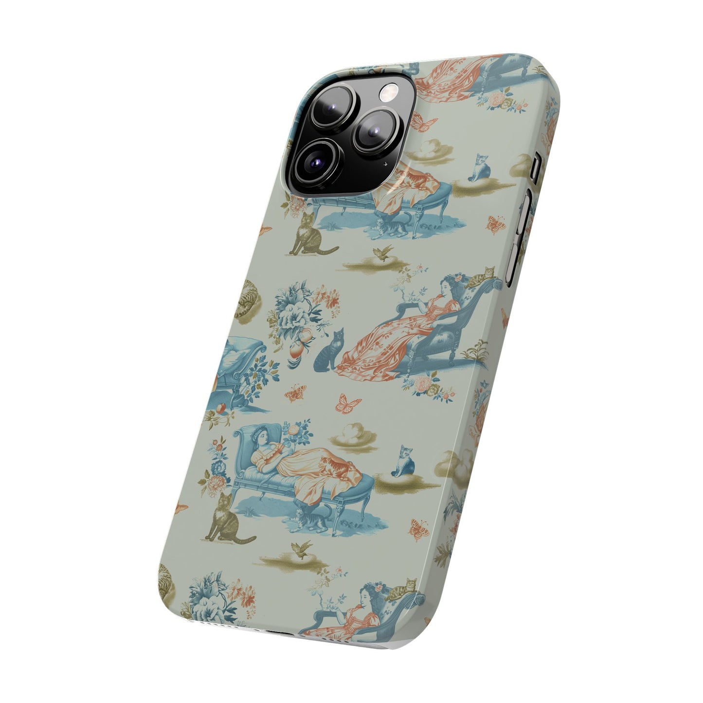 Cat Nap Phone Case, in Meadow