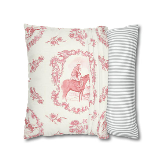 Cowboy Pillow, in Rose (Case Only)