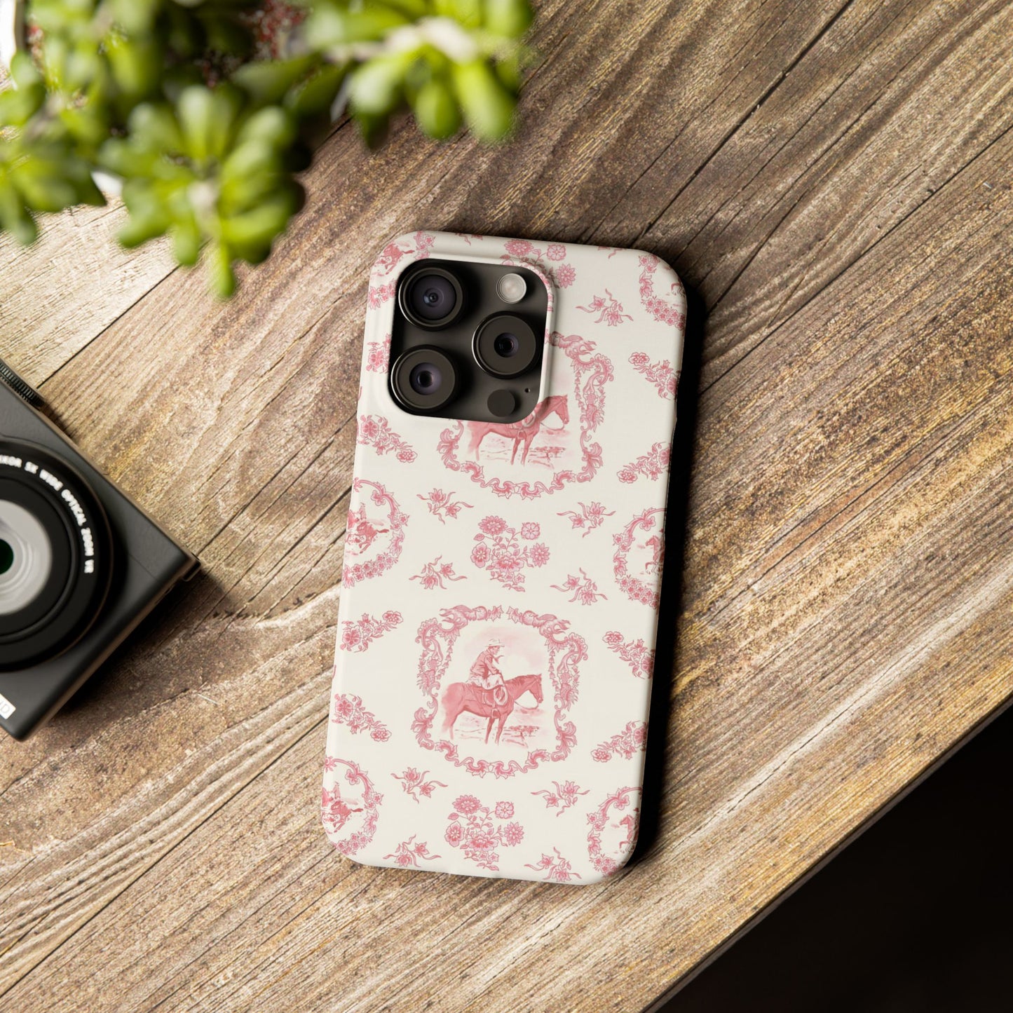 Cowboy Phone Case, in Rose