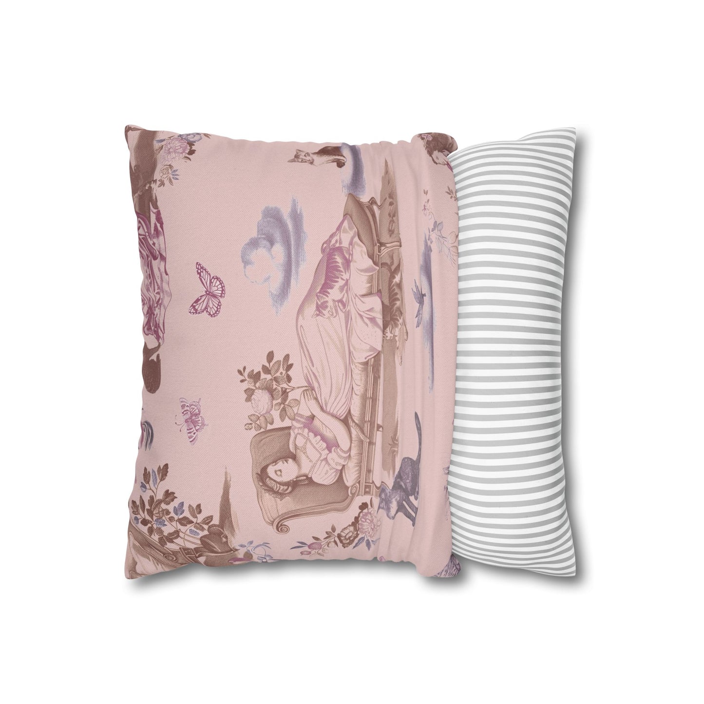 Cat Nap Pillow, in Peony (Case Only)