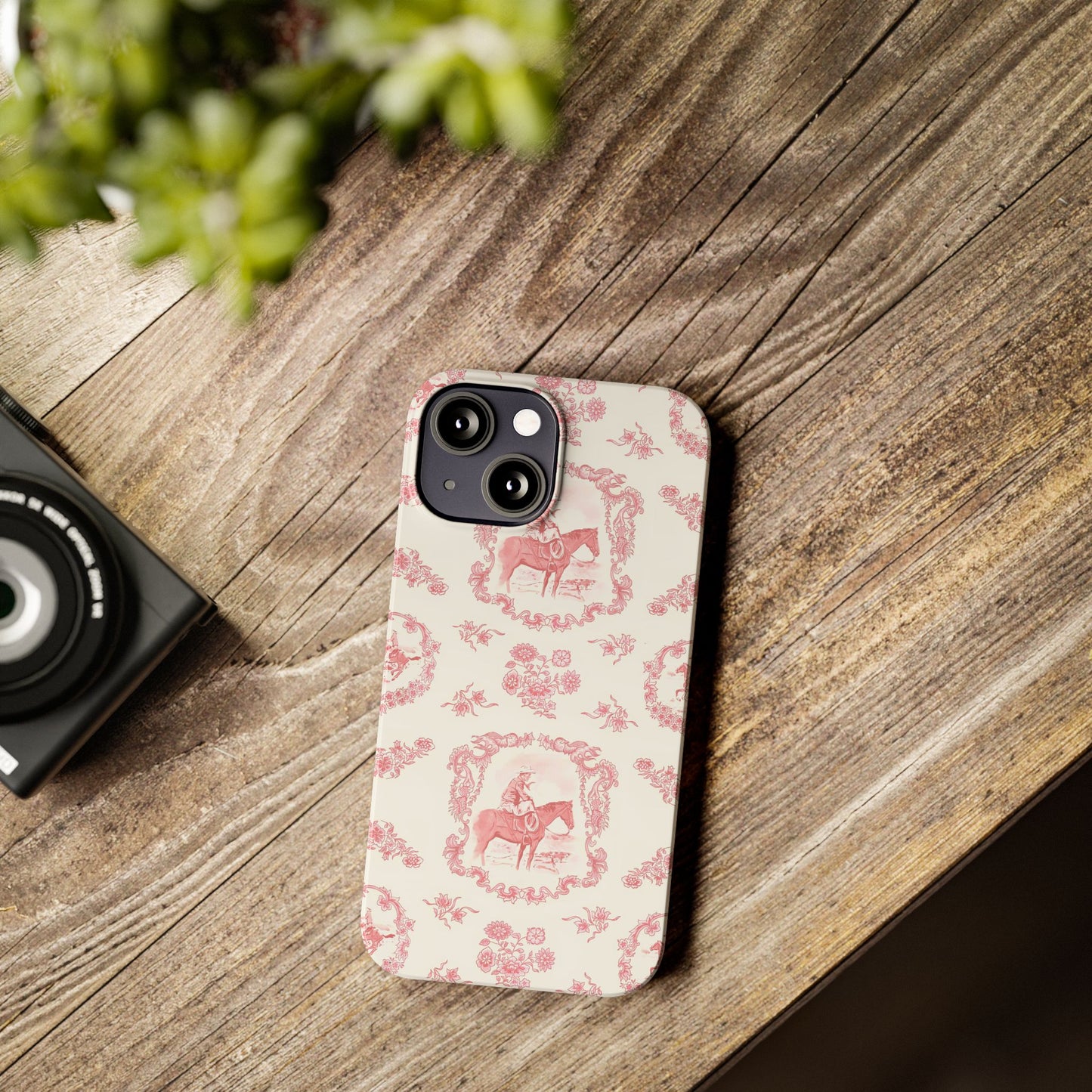 Cowboy Phone Case, in Rose