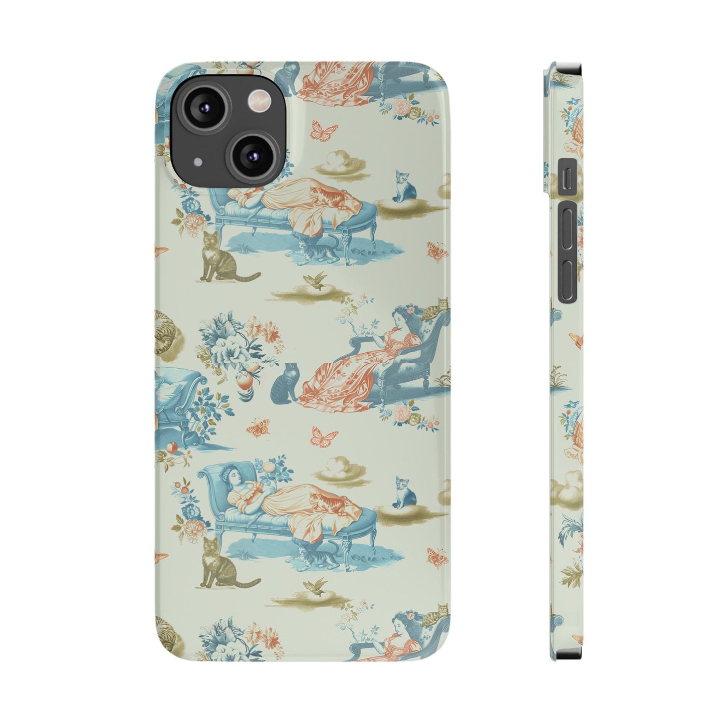 Cat Nap Phone Case, in Meadow