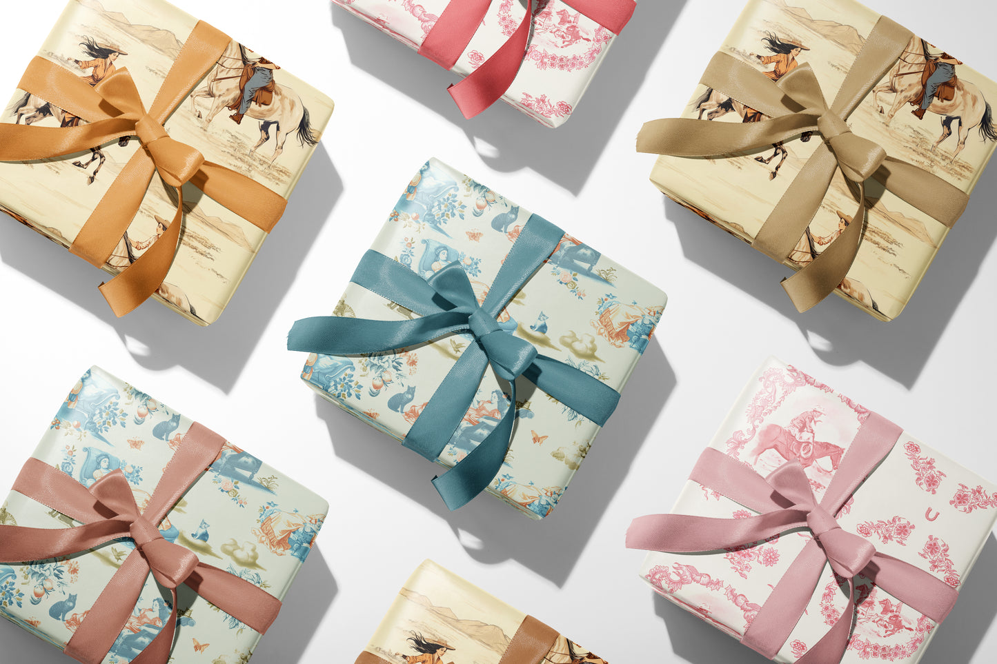 Gift Wrap Papers - Cowgirl Gift Wrap
