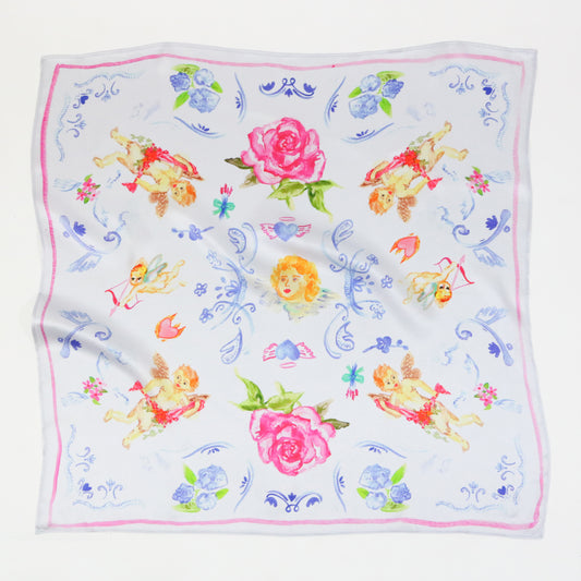 Cherub Silk Scarf